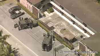 Police surround South Miami apartment building for swatting call