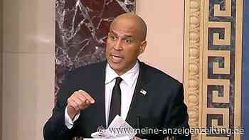 Demokratischer Senator hält seit Montagabend Anti-Trump-Rede