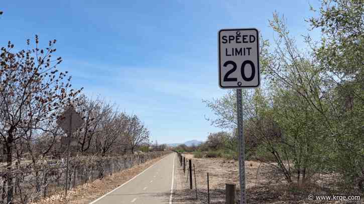 Speeders beware: Speed limit signs installed on Albuquerque trails