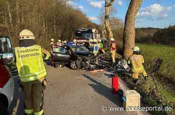 POL-PDLD: Verkehrsunfall mit schwer verletzter Person