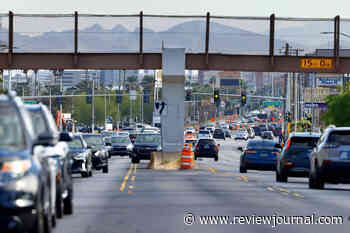 Pedestrian bridge next to Las Vegas hospital being torn down