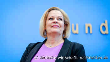 Migration: Nancy Faeser sieht eigene Migrationspolitik als Erfolg