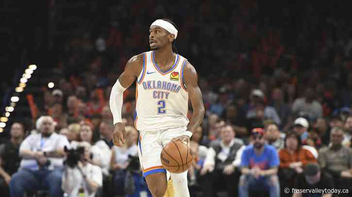 Canada’s Gilgeous-Alexander named NBA Western Conference player of the month