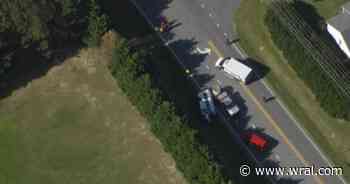 Daycare bus crashes in Johnston County