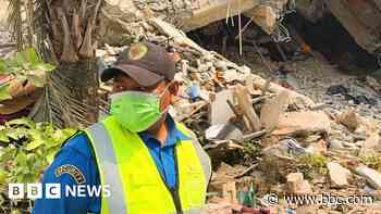 'We still have hope': Searching for quake survivors in Mandalay