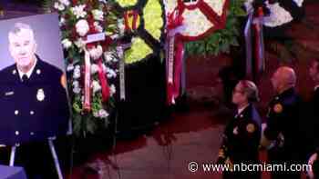 Final farewell held for 47-year Miami-Dade Fire Rescue veteran who died last month