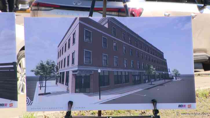 Groundbreaking held for replacement of historic Auburn Hotel
