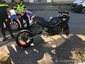 Motor in beslag genomen en 1 aanhouding