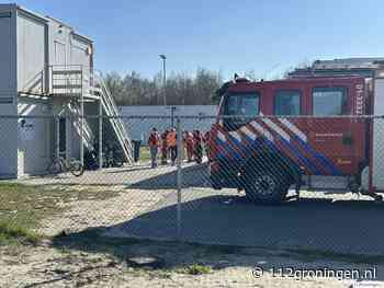 Brandmelding bij AZC in Uithuizen
