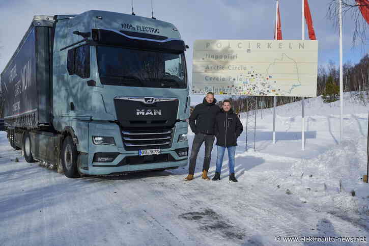 MAN schickt Elektro-Lkw vom Polarkreis nach München