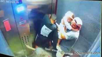 Video shows floodwaters rushing into Miami Beach elevator, trapping residents inside