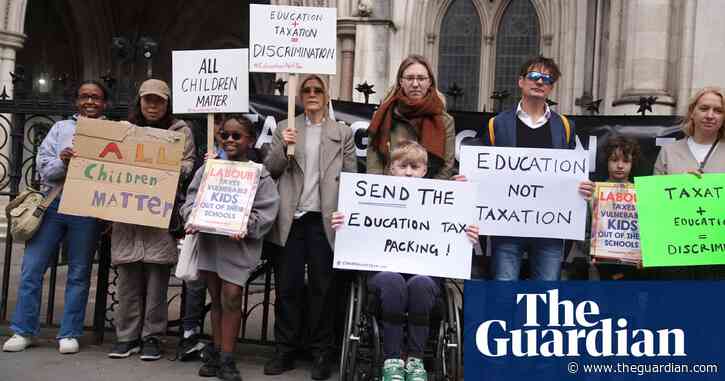 VAT on private school fees is discriminatory, high court told