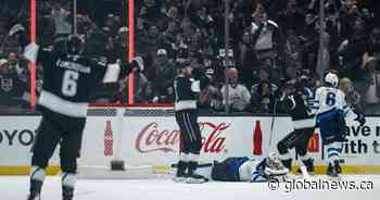 Turnovers sink Winnipeg Jets in 4-1 loss in Los Angeles