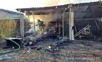 Twee tractoren vernield bij schuurbrand in Halen
