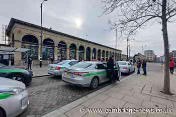 Fire engines rush to building near Cambridge railway station