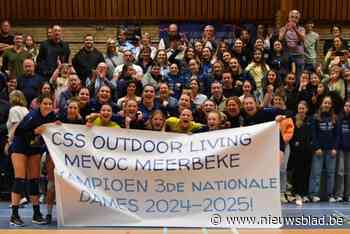 VOLLEYBABBELS. Nu de ontknoping van het seizoen nadert, worden de kampioenen bekend