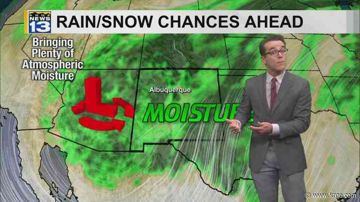 Chilly with some rain/snow arriving