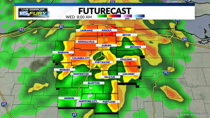 Severe storms moving across the area this morning