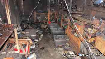 Garage vol elektrische golftrolleys brandt uit in Eigenbilzen: “Het was een heftige brand”