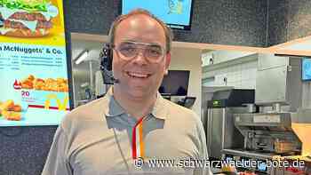 Florian Kling wird „Burgermeister“: Warum Calws Rathauschef bei McDonalds Pommes und Co. serviert