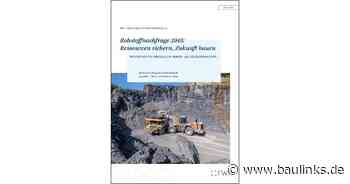 BBS-Studie: Rohstoffnachfrage 2045 – Ressourcen sichern, Zukunft bauen