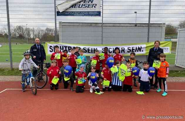 POL-PPTR: BOB Aktion mit dem FSV Tarforst - Sichtbar sein im Straßenverkehr