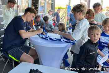 200 jonge Buffalo’s hebben middag van hun leven dankzij Dante Vanzeir en Mathias Delorge van KAA Gent