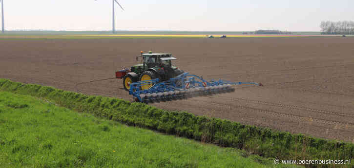Bietenzaaien gaat vlot, maar droogte ligt op de loer