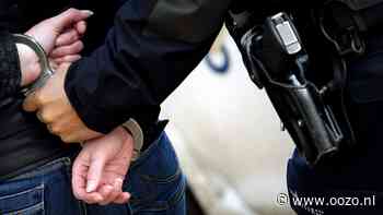 Agenten met bivakmutsen houden persoon aan in Landsmeer