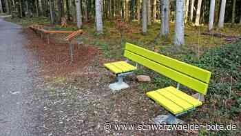 Bänke in Schömberg: Mit dem Rollstuhl mittendrin statt nur daneben