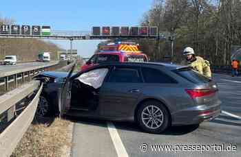 FW Lehrte: Eine verletzte Person bei Unfall auf der A2 - Rettungsgasse wieder zugeparkt