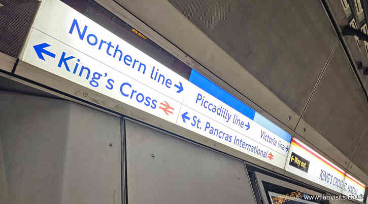 King’s Cross tube station gets brighter