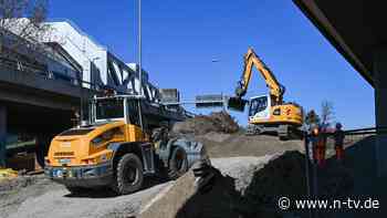 Ersatzbau dürfte Jahre dauern: Marode A100-Brücke wird abgerissen