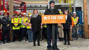 Jagmeet Singh announces plan in Winnipeg to protect workers from trade war