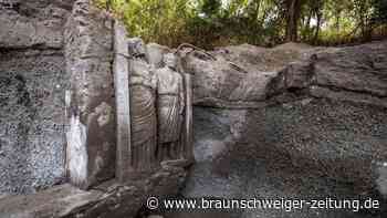Prächtige Skulpturen bei Ausgrabungen in Pompeji entdeckt