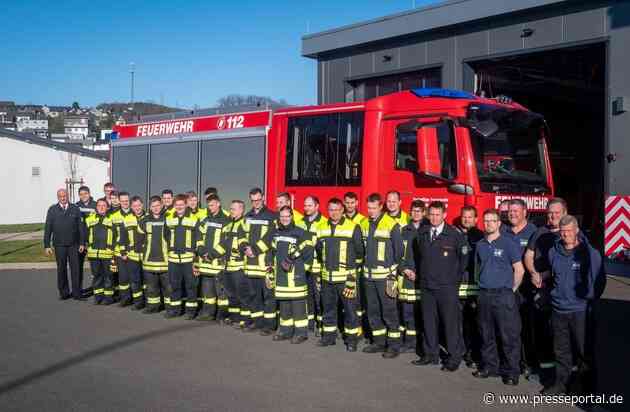 FW Finnentrop: Drittes Modul der feuerwehrtechnischen Grundausbildung erfolgreich beendet