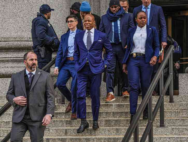 Criminal indictment against Mayor Adams dismissed by federal judge