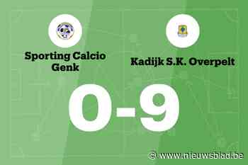 Doelpuntenfestijn bij Kadijk B tegen Sp. Calcio Genk