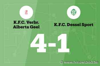 Alberta Geel verslaat Dessel Sport B en blijft winnen