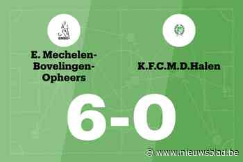 EMBO blijft ongeslagen na zege tegen Halen