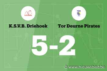 Van Riel maakt twee goals voor SVB Driehoek in wedstrijd tegen TOR Deurne Pirates
