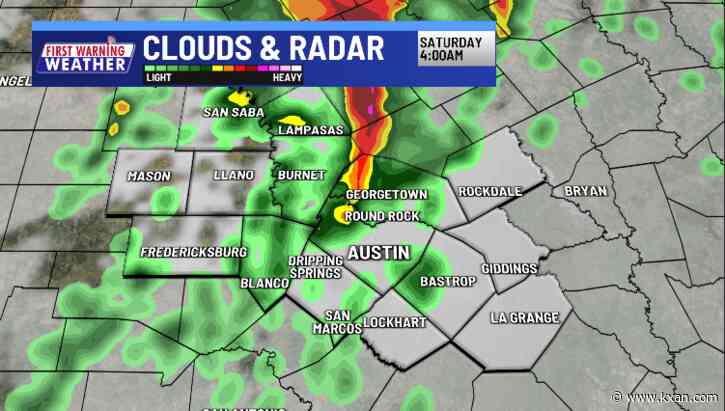 Isolated storm possible today, but more rain coming