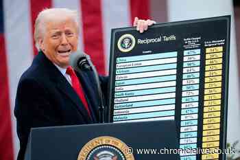 Donald Trump hits UK with 10% tariffs on British goods and sets blanket 25% rate for foreign cars