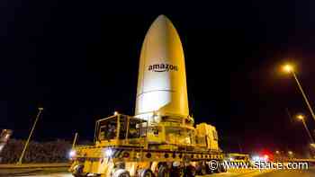 Atlas V rocket will launch Amazon's 1st big batch of Project Kuiper internet satellites on April 9