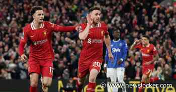 Slot en Liverpool weer stap dichter bij titel na zwaarbevochten 100ste derbyzege op Everton