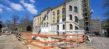 Der Neubau der Staatsbibliothek in Augsburg nimmt Gestalt an