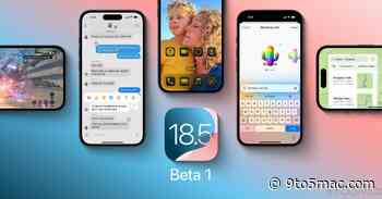 Apple releases first iOS 18.5 beta