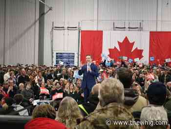 Conservative Leader Pierre Poilievre holds a rally in Kingston, vows to fight back against U.S. tariffs