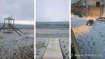 Wetter-Kapriole an Italien-Küste: „Nie dagewesenes Phänomen“ poltert über Ferienregion