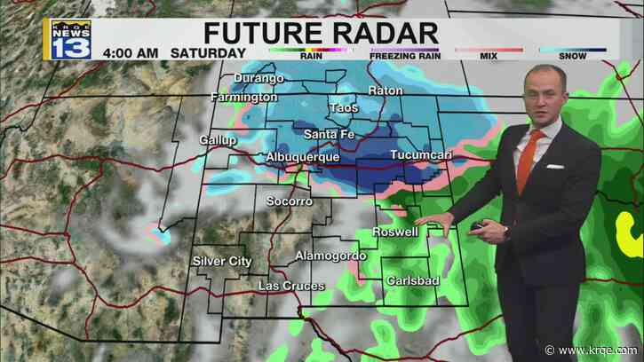 Winter returns to parts of New Mexico later this week